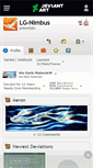 Mobile Screenshot of lg-nimbus.deviantart.com