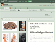 Tablet Screenshot of beiibis.deviantart.com