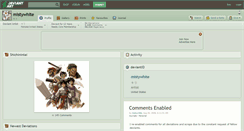 Desktop Screenshot of mistywhite.deviantart.com