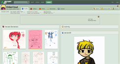 Desktop Screenshot of embercloud.deviantart.com