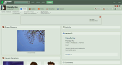 Desktop Screenshot of friendly-fox.deviantart.com