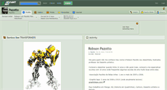 Desktop Screenshot of pazotto.deviantart.com