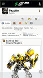 Mobile Screenshot of pazotto.deviantart.com