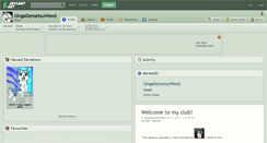Desktop Screenshot of gingadensetsuweed.deviantart.com