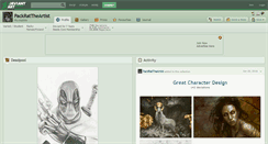 Desktop Screenshot of packrattheartist.deviantart.com