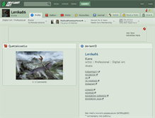 Tablet Screenshot of lenika86.deviantart.com