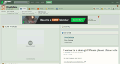 Desktop Screenshot of dinadesade.deviantart.com