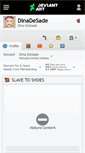 Mobile Screenshot of dinadesade.deviantart.com
