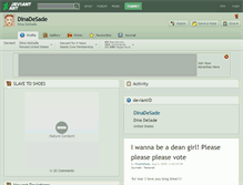 Tablet Screenshot of dinadesade.deviantart.com
