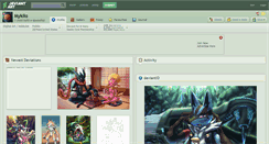 Desktop Screenshot of mykiio.deviantart.com