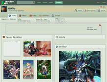Tablet Screenshot of mykiio.deviantart.com