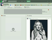 Tablet Screenshot of c-h-l-0-e.deviantart.com