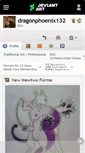 Mobile Screenshot of dragonphoenix132.deviantart.com