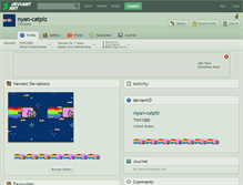 Tablet Screenshot of nyan-catplz.deviantart.com