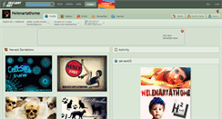 Desktop Screenshot of helenartathome.deviantart.com
