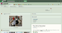 Desktop Screenshot of bebitza88.deviantart.com