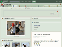 Tablet Screenshot of bebitza88.deviantart.com