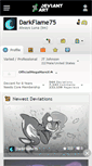 Mobile Screenshot of darkflame75.deviantart.com