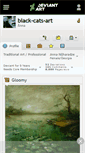 Mobile Screenshot of black-cats-art.deviantart.com