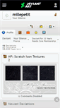 Mobile Screenshot of millepetit.deviantart.com
