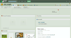 Desktop Screenshot of nom--nomplz.deviantart.com