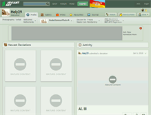 Tablet Screenshot of hely29.deviantart.com