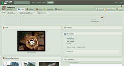 Desktop Screenshot of nefarous.deviantart.com