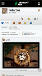 Mobile Screenshot of nefarous.deviantart.com
