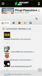 Mobile Screenshot of pinup-pleasures.deviantart.com