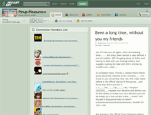 Tablet Screenshot of pinup-pleasures.deviantart.com