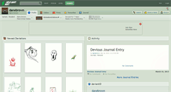 Desktop Screenshot of danebrown.deviantart.com