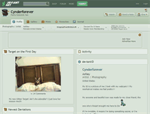 Tablet Screenshot of cynderforever.deviantart.com