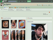 Tablet Screenshot of davidspataro.deviantart.com