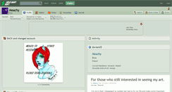 Desktop Screenshot of meachy.deviantart.com