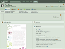 Tablet Screenshot of fiberfiend.deviantart.com