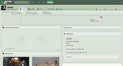 Desktop Screenshot of cobaka.deviantart.com