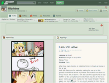 Tablet Screenshot of lillia-hime.deviantart.com