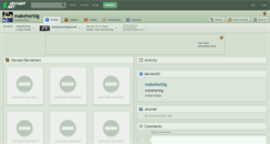 Desktop Screenshot of makeherbig.deviantart.com