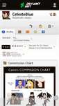Mobile Screenshot of celesteblue.deviantart.com
