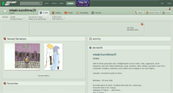 Desktop Screenshot of misaki-kuroihime29.deviantart.com