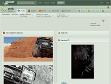 Tablet Screenshot of ochki.deviantart.com
