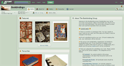 Desktop Screenshot of bookbinding.deviantart.com