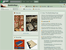 Tablet Screenshot of bookbinding.deviantart.com
