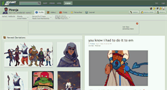 Desktop Screenshot of pirenja.deviantart.com