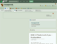 Tablet Screenshot of nostalgiainoab.deviantart.com