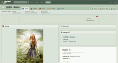 Desktop Screenshot of gothic--queen.deviantart.com