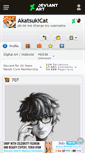 Mobile Screenshot of akatsukicat.deviantart.com