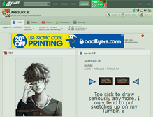 Tablet Screenshot of akatsukicat.deviantart.com