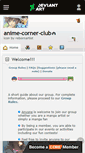 Mobile Screenshot of anime-corner-club.deviantart.com