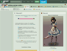 Tablet Screenshot of anime-corner-club.deviantart.com